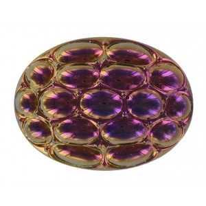 Cabochon oval mordoré 40x30 mm