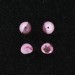 Perle conique lisse, veinée rose 7x10 mm