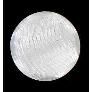 Round striped crystal cabochon 18mm