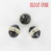 Perle à facettes 2 couleurs, cristal et noir 14x15 mm
