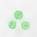 Double cone bead, light green 20x15 mm