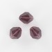 Double cone bead, amethyst 16x13 mm