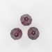 Double cone bead, amethyst 16x13 mm