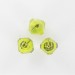 Double cone bead, crystal olivine 18x14 mm