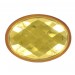 Cabochon facette topaze 25x18 mm