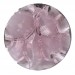 Cabochon rond "rocher" aiguemarine 25 mm