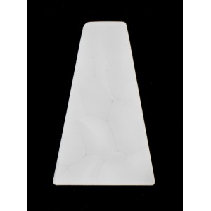 Trapezium "rock" crystal mat 38x24 mm