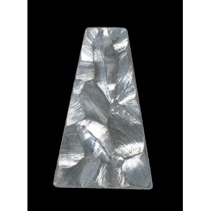 Trapèze "rocher" hématite 38x24 mm