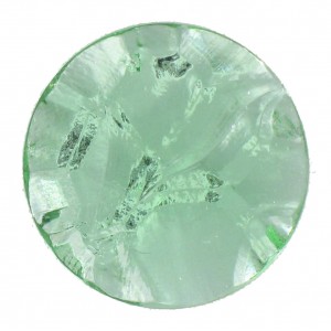 Round "rock" peridot cabochon 25 mm