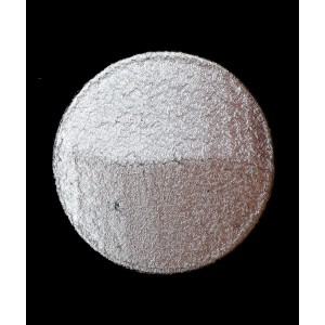 Cabochon facettes argent 30 mm