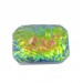 Octogone héliotrope 18x13 mm