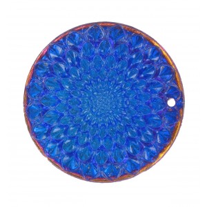 Pendentif rond héliotrope 28 mm