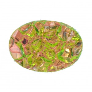 Oval cabochon iridis 25x18 mm