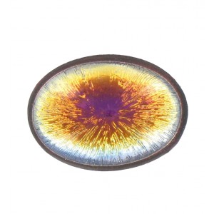 Oval cabochon rose volcano 25x18 mm