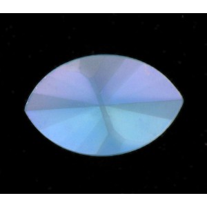 Navette cabochon aquamarine AB 33x21 mm