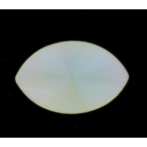 Navette cabochon peridot AB 33x21 mm