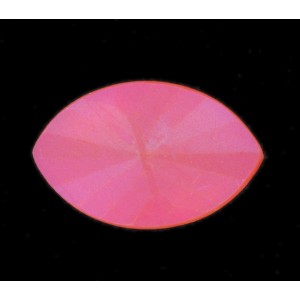 Navette cabochon hyacinth AB 33x21 mm