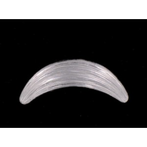 Croissant striped crystal, 40x11 mm