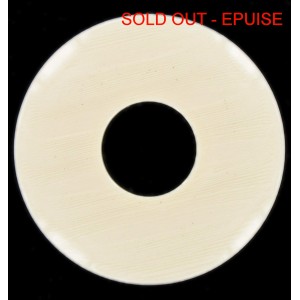 Disc, ivory, 70 mm