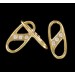 barette dorée 23x11 mm
