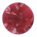 Cabochon rond "rocher" fuchsia 25 mm