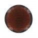 Cabochon rond strié madère 18mm