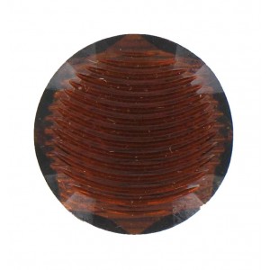 Round striped madeira cabochon 18mm