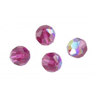 Perle SWAROVSKI fuchsia AB 13mm