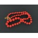 Necklace coral red