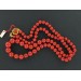 Necklace coral red