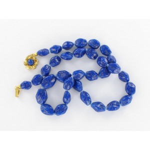 Collier chute lapis-lazuli 