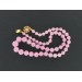 Collier chute opale rose 