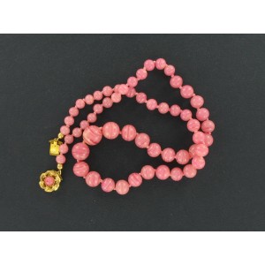 Collier chute rose 