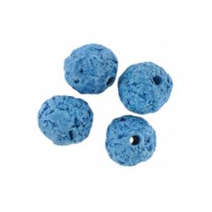 Perle bleue 16 mm