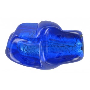 Twisted olive sapphire with silver 34x20 mm Twisted olive sapphire with silver 34x20 mm
