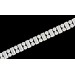 Galon SWAROVSKI pierres rondes et baguettes cristal
