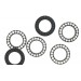 Anneau SWAROVSKI pierres rondes cristal