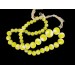 Necklace bicoulored white and yellow