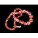 Collier chute bicolore blanc rouge 