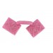 Cabochon rectangle rose 22x18 mm