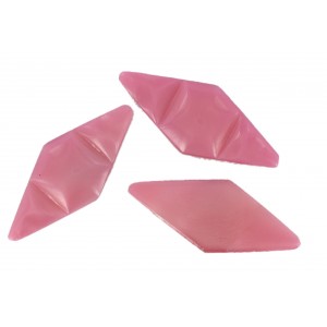 Cabochon losange rose 36x15 mm