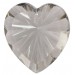 Heart pendant black diamond 35x32 mm