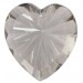 Pendentif coeur black diamant 35x32 mm
