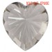 Heart pendant black diamond 35x32 mm