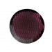 Round striped amethyst cabochon 18mm