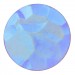 Cabochon rond "rocher" topaze mat AB 35 mm