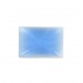Cabochon rectangle lune bleu 24x17 mm