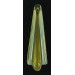 Arrow shaped pendant crystal AB 32x11mm