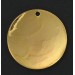 gilded arabesque decoration round sequin 30x1 mm