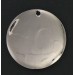 nickel plated arabesque decoration round sequin 30x1 mm